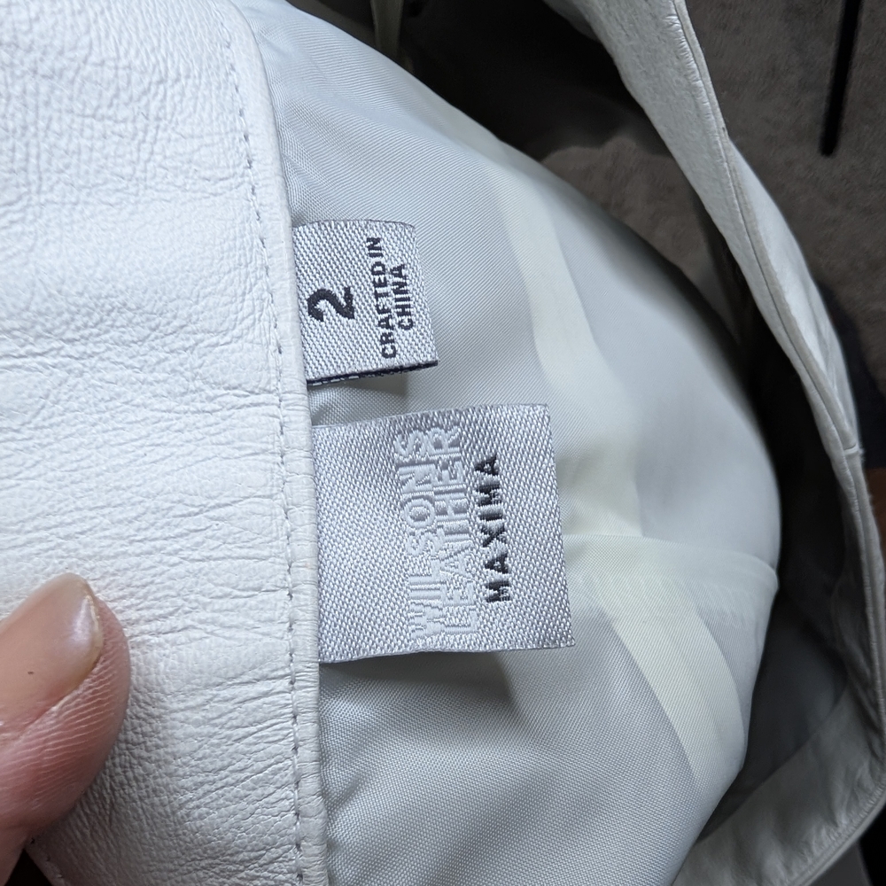 Wilsons Leather White Mini Skirt - Picture 5 of 5